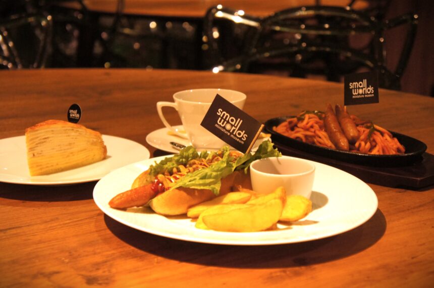 ジオラマを見ながら食事も‼シンプルのなかに詰まったこだわりグルメ